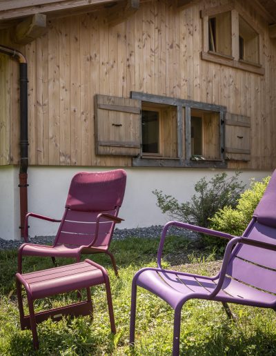 Location appartement Davaloo Samoëns repos jardin