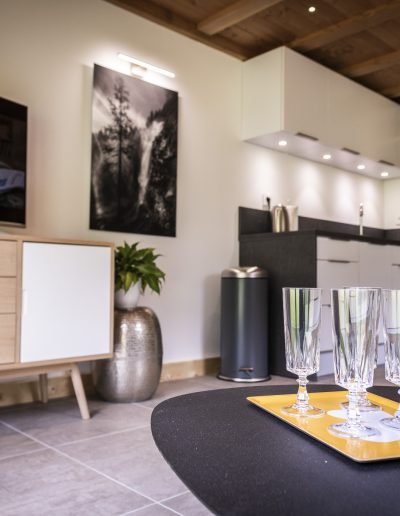 Location appartement Davaloo Samoëns décoration cuisine